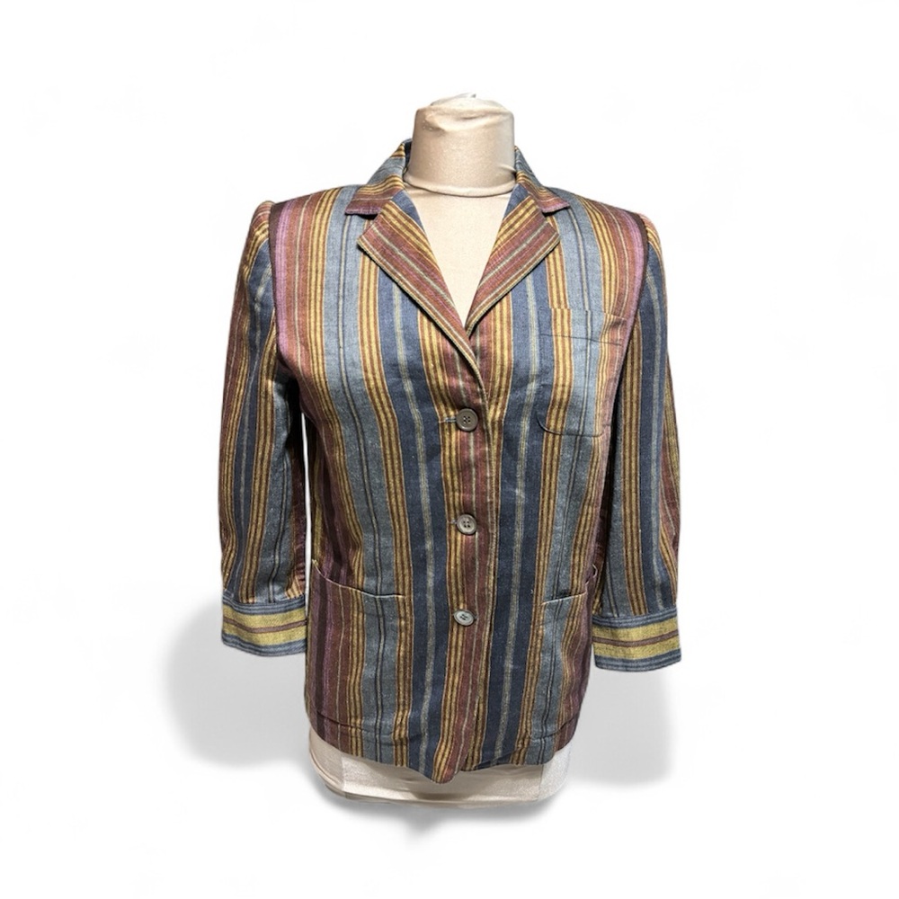 SERGE & REAL Multicolor Striped Women's Blazer